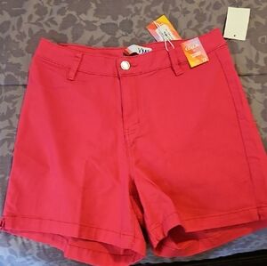 YMI Women's Vibrant Hot PINK Bermudas
